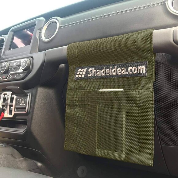 Shadeidea Front Sun Shade for Jeep Gladiator JT (2018–2023) – Tank‎ Green - Picture 7 of 8